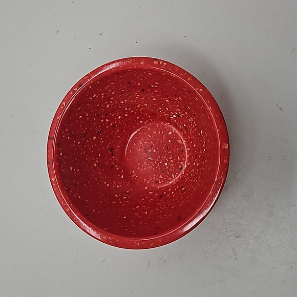 Zak Designs Red Confetti 5 1/2 Diameter Melamine Bowl - Picture 2 of 3
